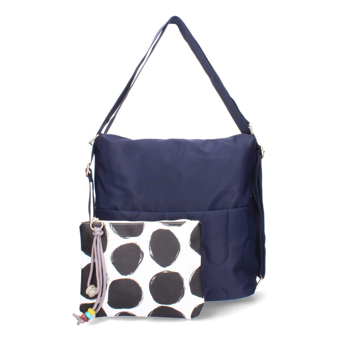 Bolso de hombro de Mujer con dos piezas, compartimento principal con cremallera