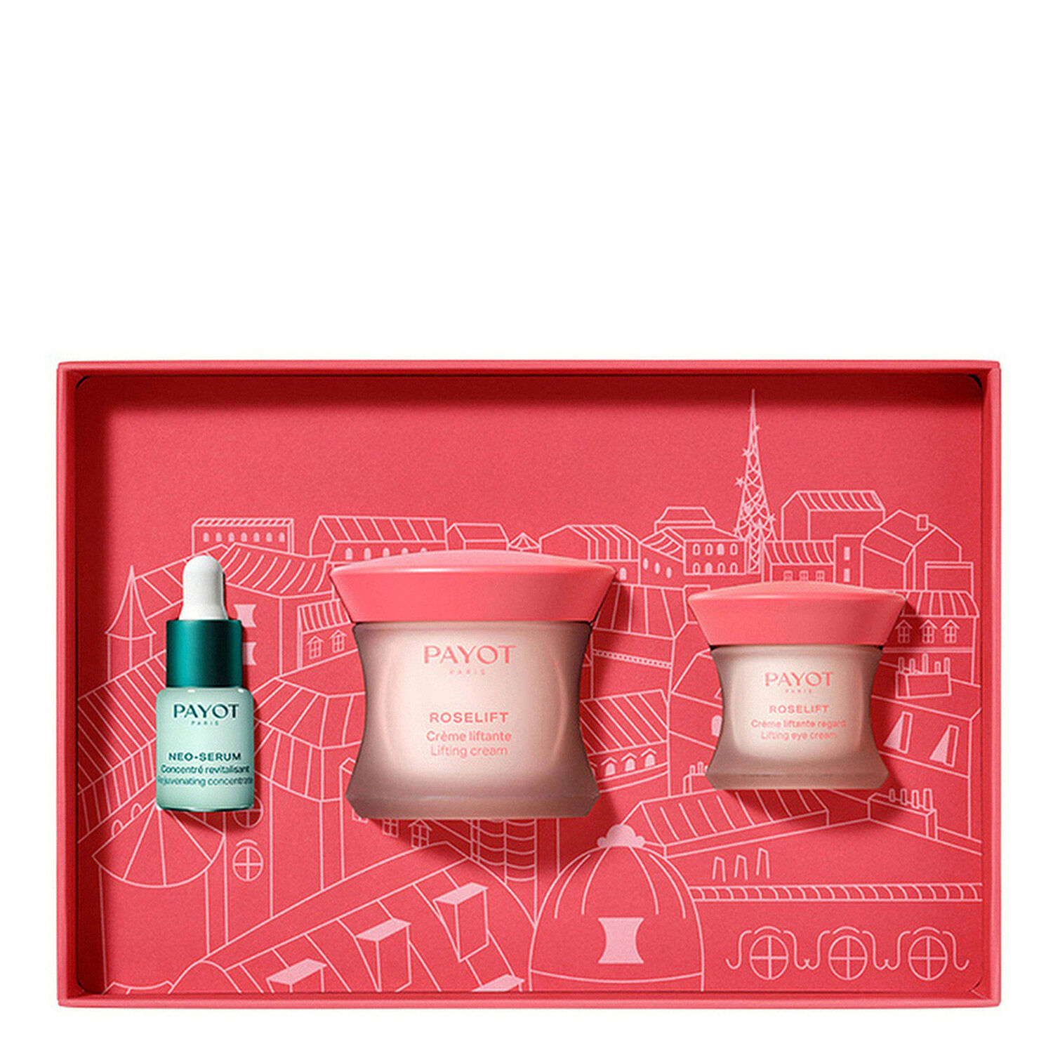 Roselift - Coffret Rituel Crème Liftante 50 ml + Crème Liftante Regard 15 ml + Neo-Sérum 5 ml