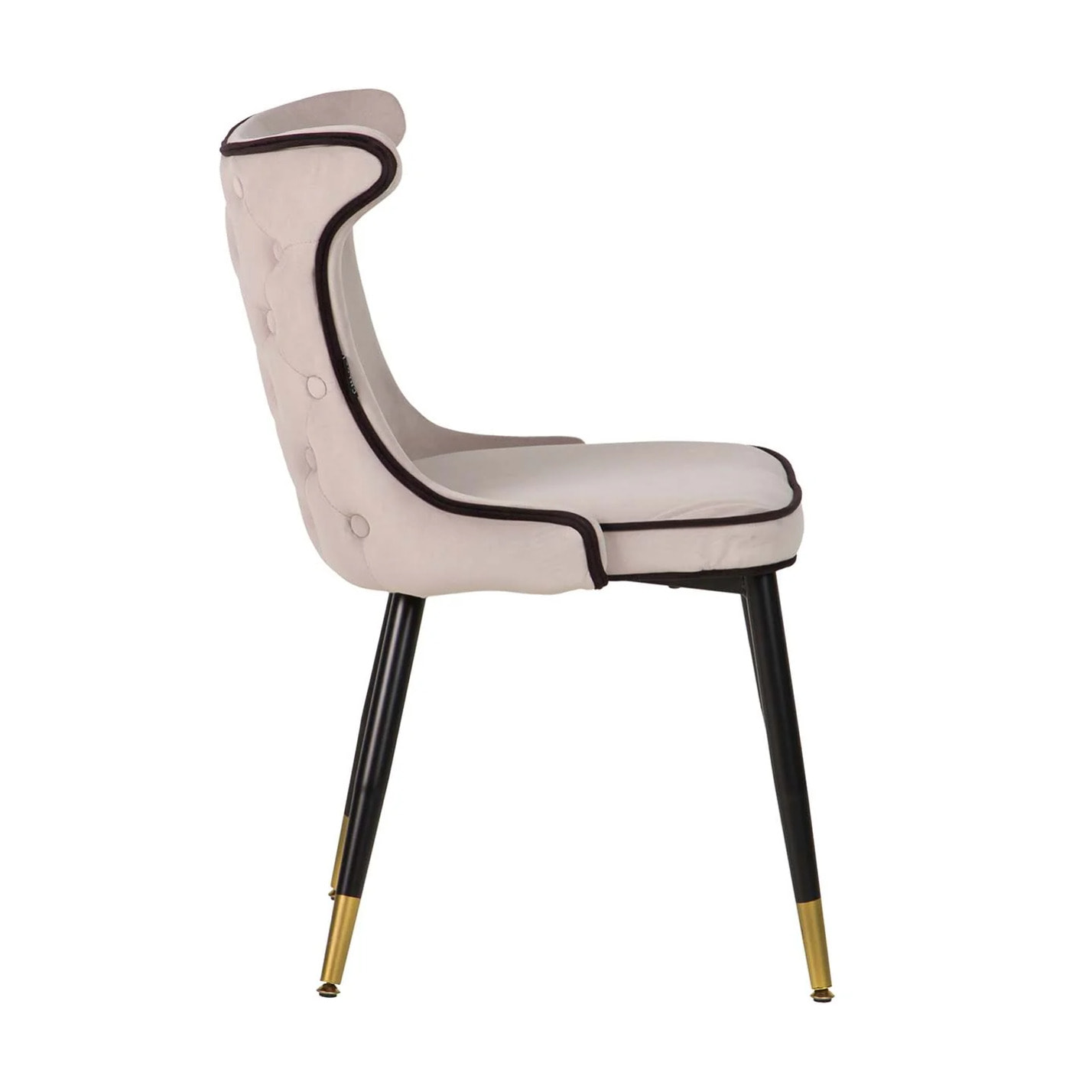 Silla Velvet Gris Aspen 49x54x82 Cm