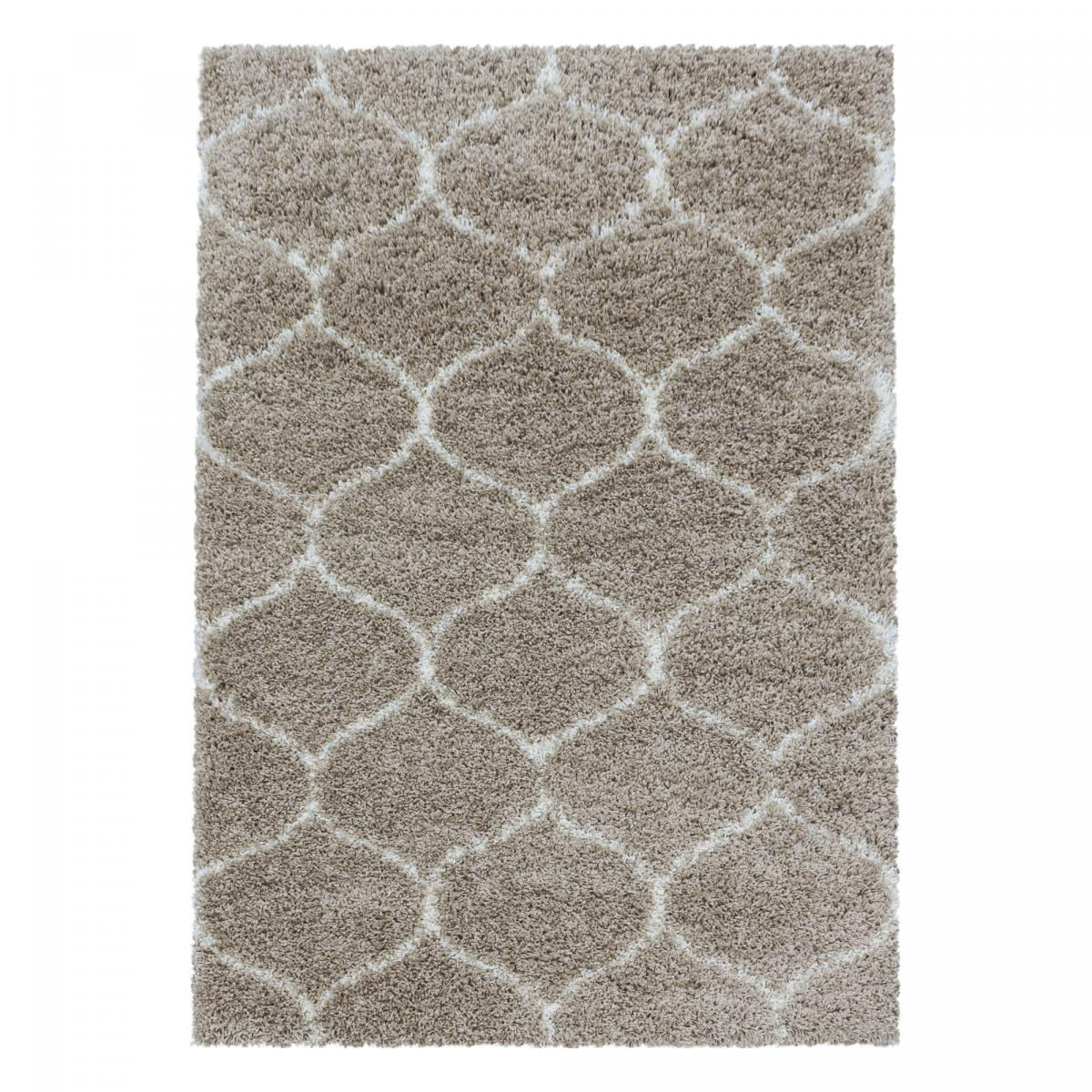 Tapis shaggy tissé motif scandinave SANI