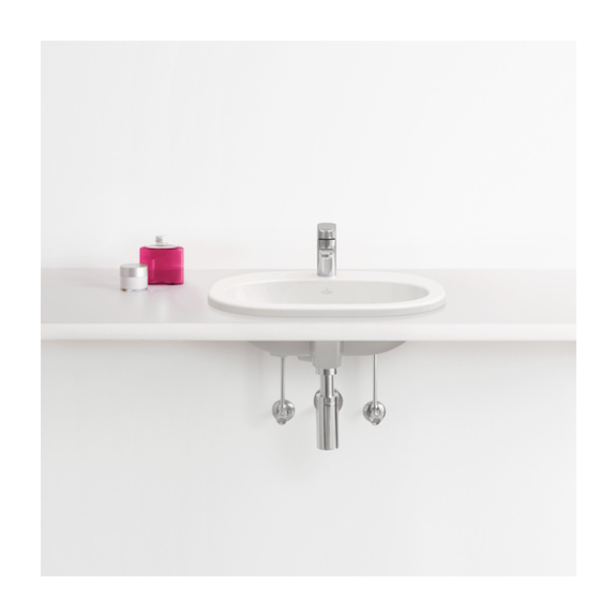 Vasque a encastrer O.Novo Blanc CeramicPlus