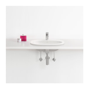 Vasque a encastrer O.Novo Blanc CeramicPlus