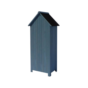 Armoire de jardin "Cabanon" - 77 x 54.5 x 179 cm - Bleu ciel