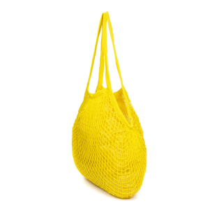 Forliana Bolso de hombro Mujer. Tejido Algodón Crochet Nylon