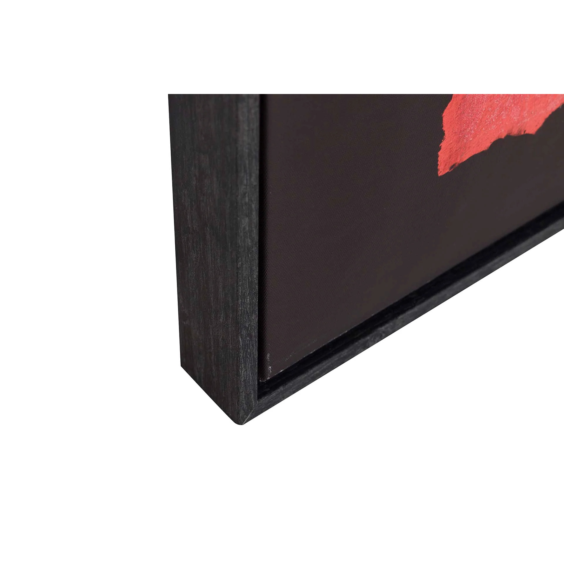 Cuadro Abstracto Relieve Con Marco Negro 63x4x93 Cm