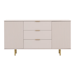 Monica - buffet - beige - 3 tiroirs et 2 portes - 150 cm - Beige