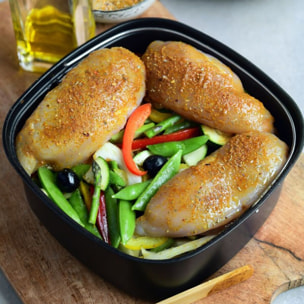 Plaque PHILIPS HD9956/00 Cuve 7.2L et moules à muffin pour Airfryers XXL+