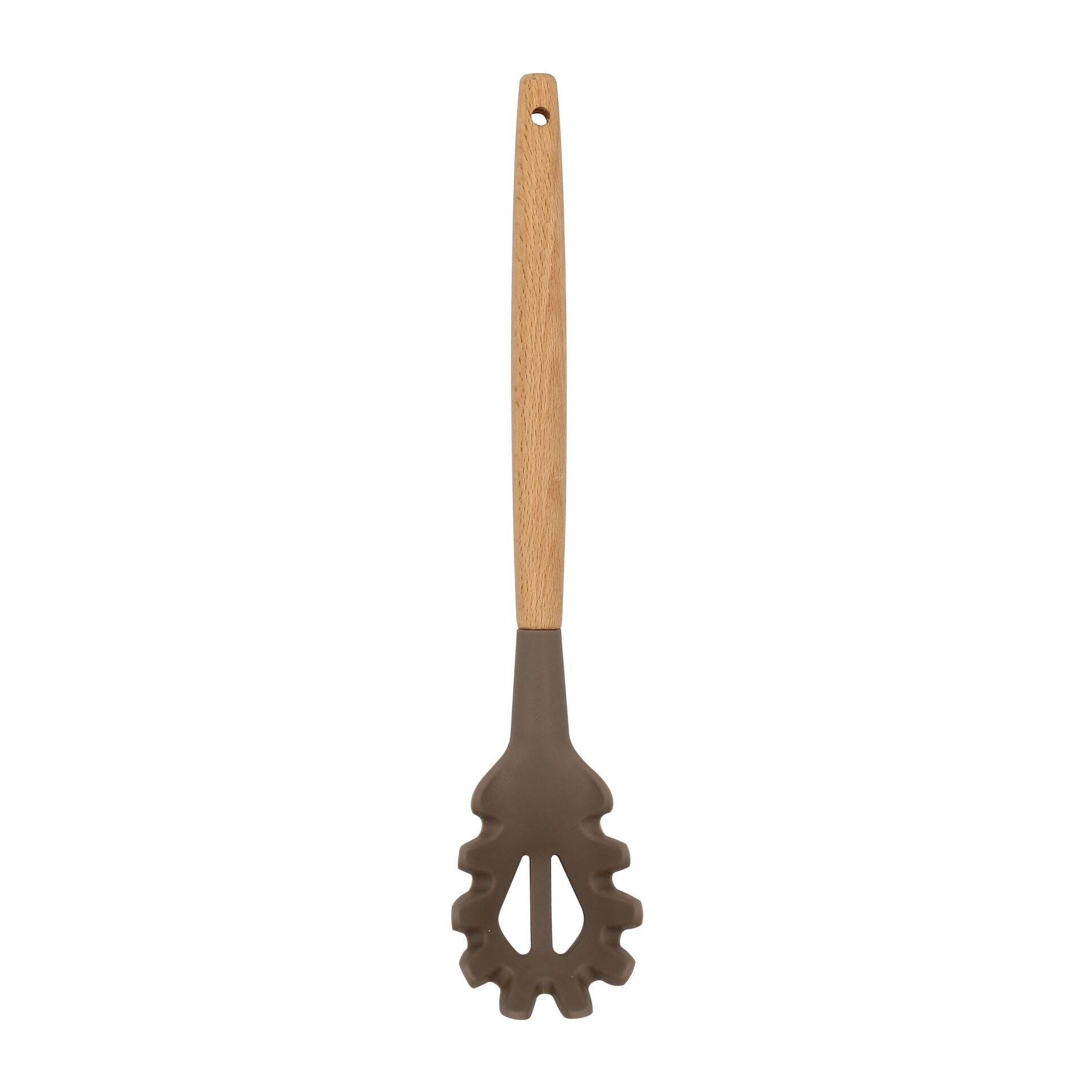 Cuillère à spaghetti en silicone et manche en bois ELIOTT