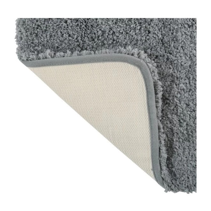 tapis de bain Microfibre Gris foncé MSV