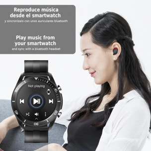 Smartwatch M25 musica speciale. Chiamate Bluetooth, monitor O2 cardiaco e sanguigno. 6 modalità sportive.