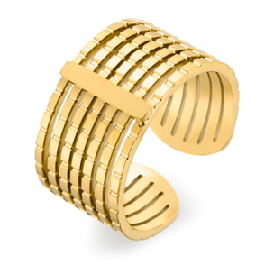 Anillo LUX BY LUX acabado oro 18k