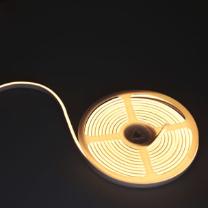 FORLIGHT Tira LED Flexi Slim 24W Blanco Cálido 3000K CRI 81 IP65 Iluminación LED Flexible para Interiores