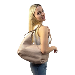 Bolso de Hombro Cheval Firenze Malaga A/S Rosa Empolvado