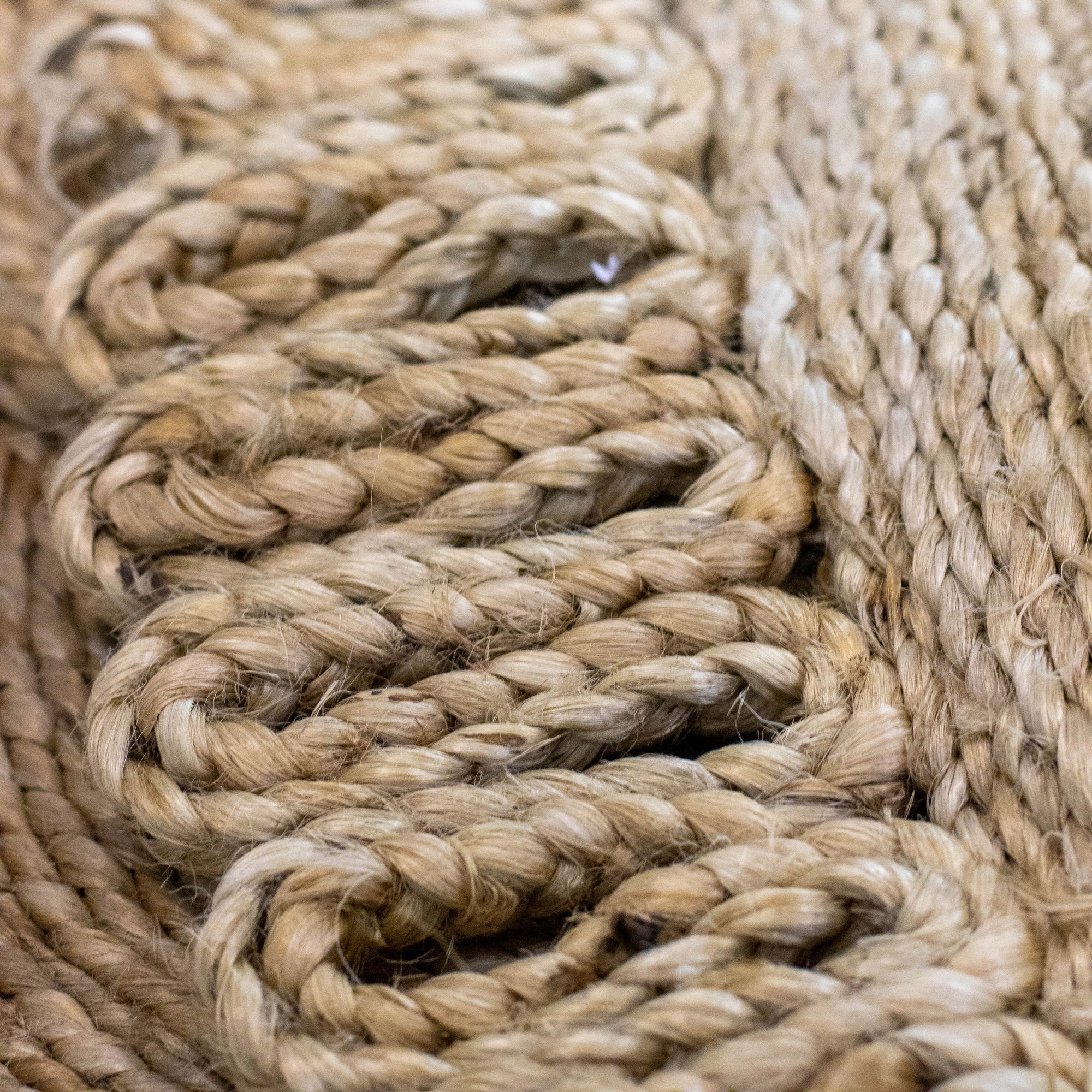 Tapis rond en jute tissé à la main 220cm JERICO