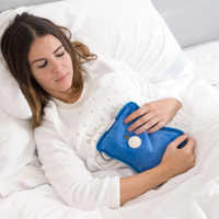 Borsa Acqua Calda Elettrica 600W - Blu - 18x23x4 cm
