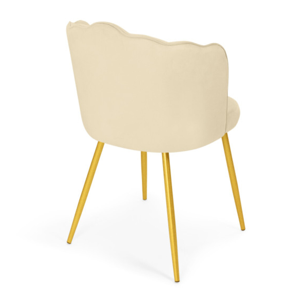 Chaises Arielle pieds dorés