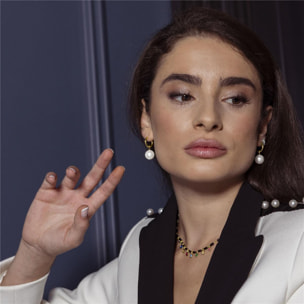 Pendientes Lux by Lux acabados oro 18k