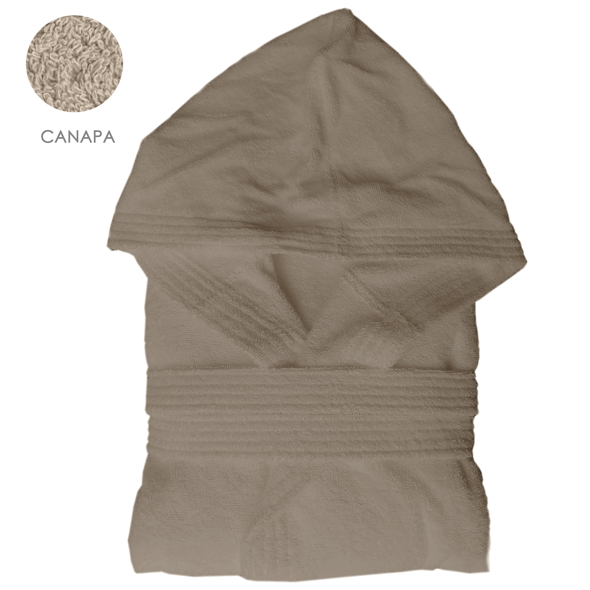 Accappatoio unisex con cappuccio e tasche