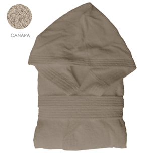 Accappatoio unisex con cappuccio e tasche