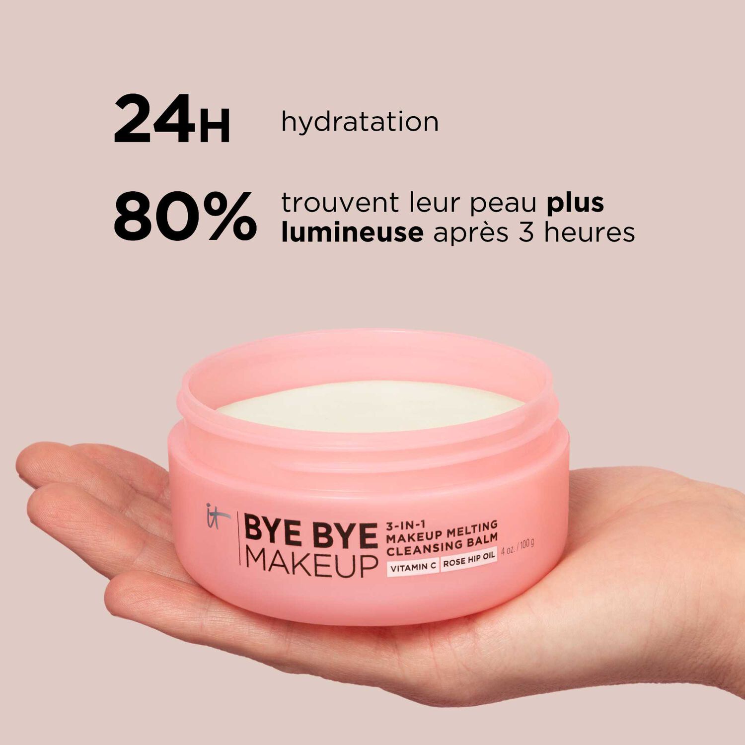 Bye Bye Makeup - Baume Démaquillant Fondant 3en1 100g