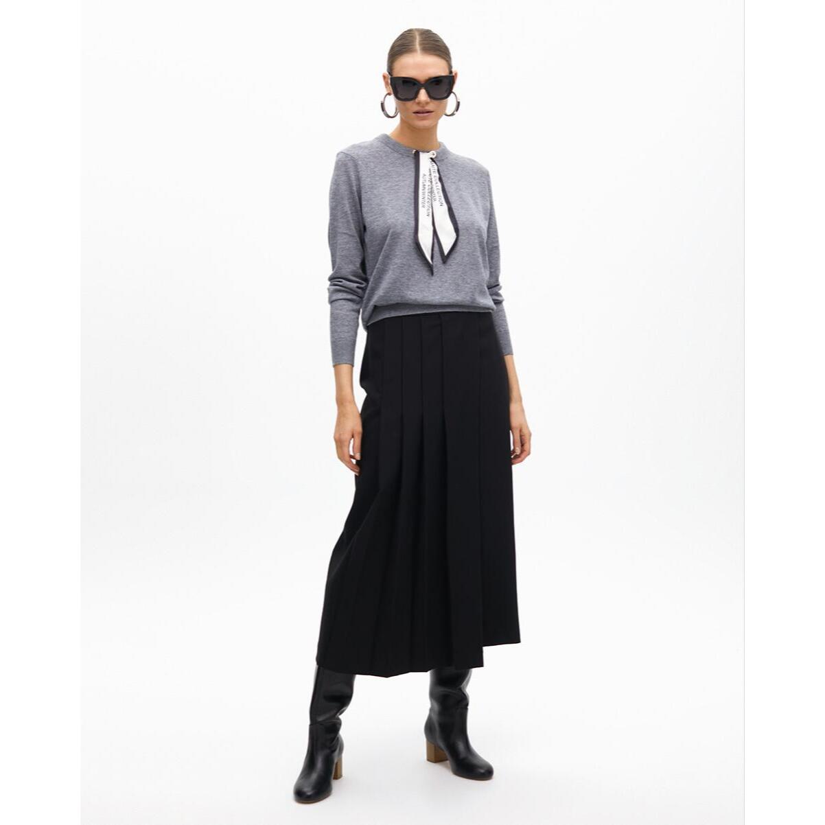 Gonna Midi Pieghettata