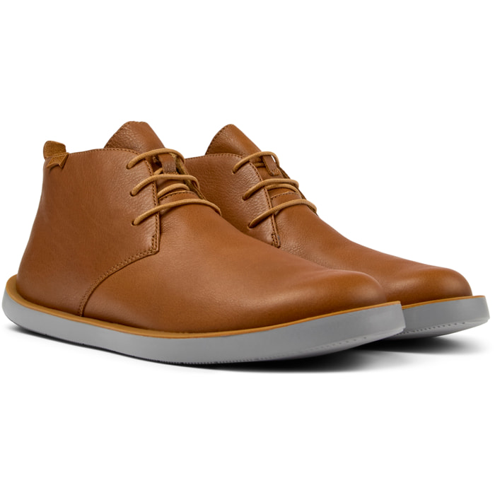Sneaker-Bootie - CAMPER Wagon - Marron - Cuero liso
