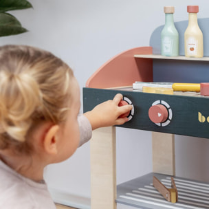 Cocinita barbacoa de madera infantil Babycue