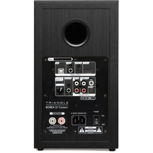 Enceinte bibliothèque active TRIANGLE BR02 Connect Noir