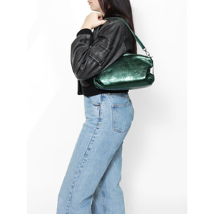 Borsa a Tracolla da Donna Vanessa in Vera Pelle Made in Italy 15x30x13 cm