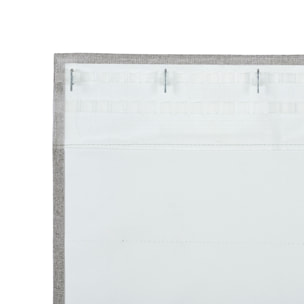 Cortina de cinta opaca STONE XXL Plata