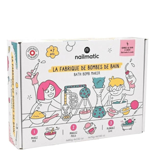 La Fabrique de Boules de Bain - Coffret DIY Création de 4 Boules de Bain
