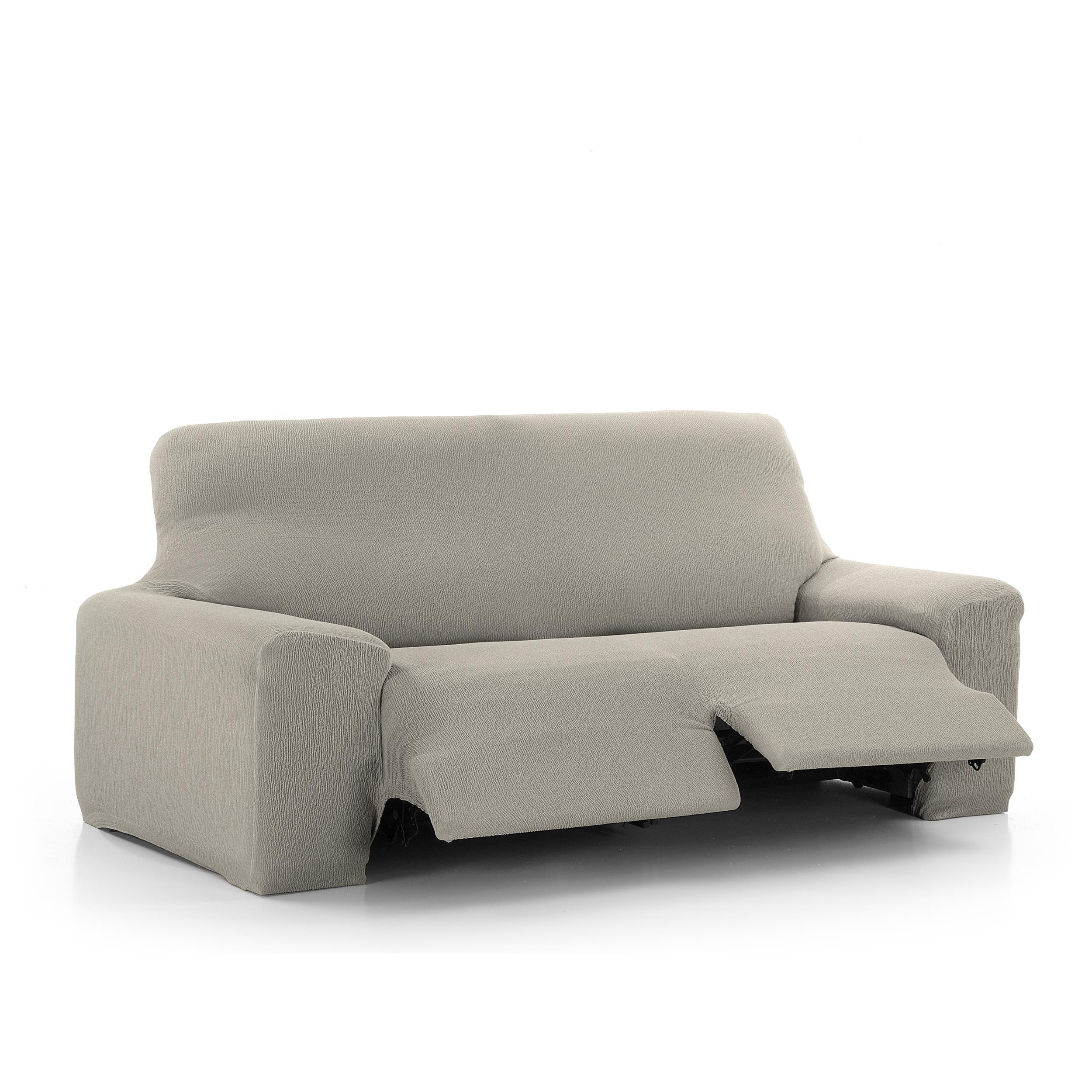 Funda de Sofá Elástica 3 plazas relax Vera Gris Claro Nordic-Home