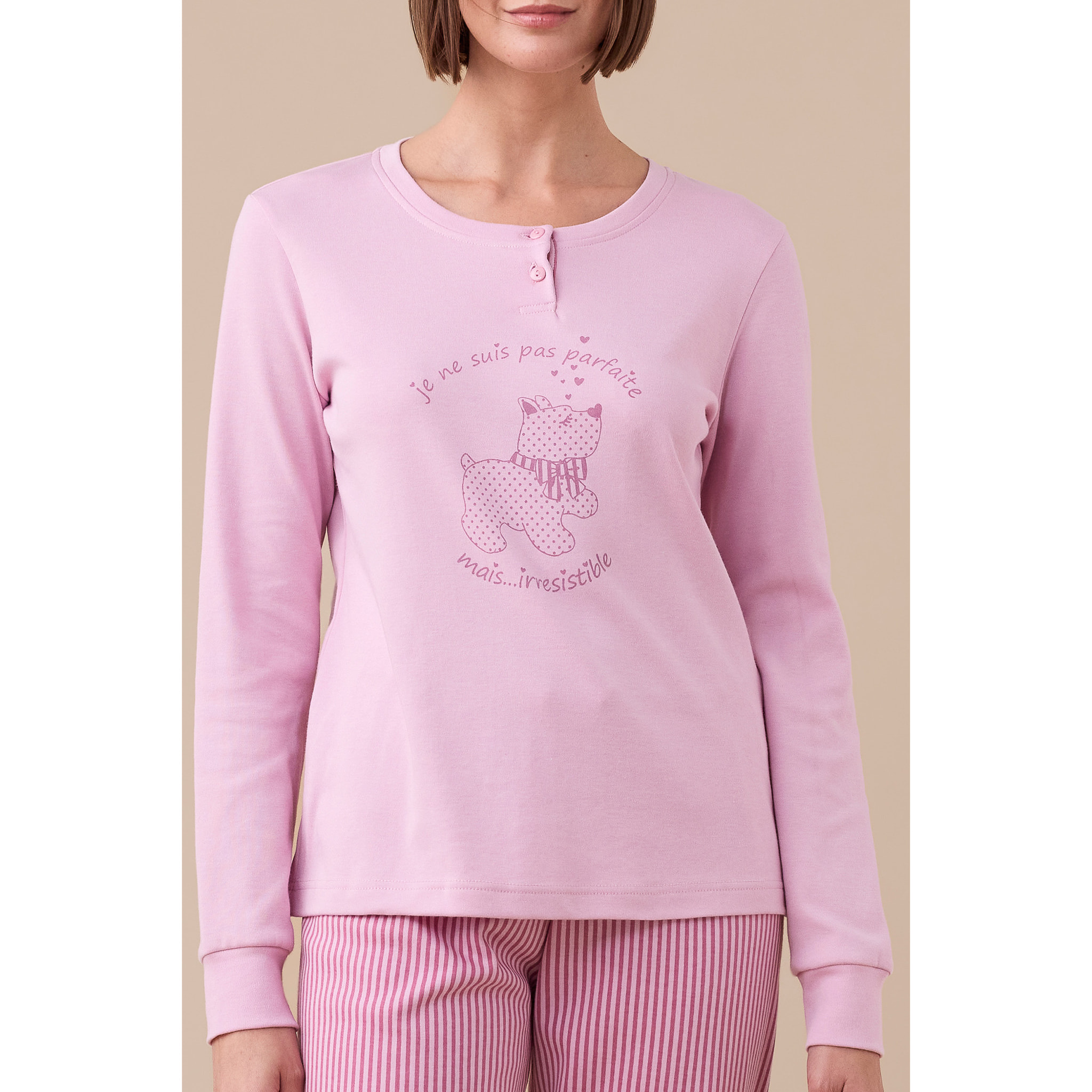 Pigiama donna invernale in caldo cotone articolo dog. Noidinotte