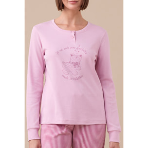 Pigiama donna invernale in caldo cotone articolo dog. Noidinotte