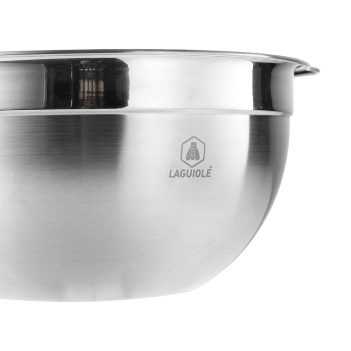 Ensemble bol et passoire 24 cm en acier inoxydable 18/8