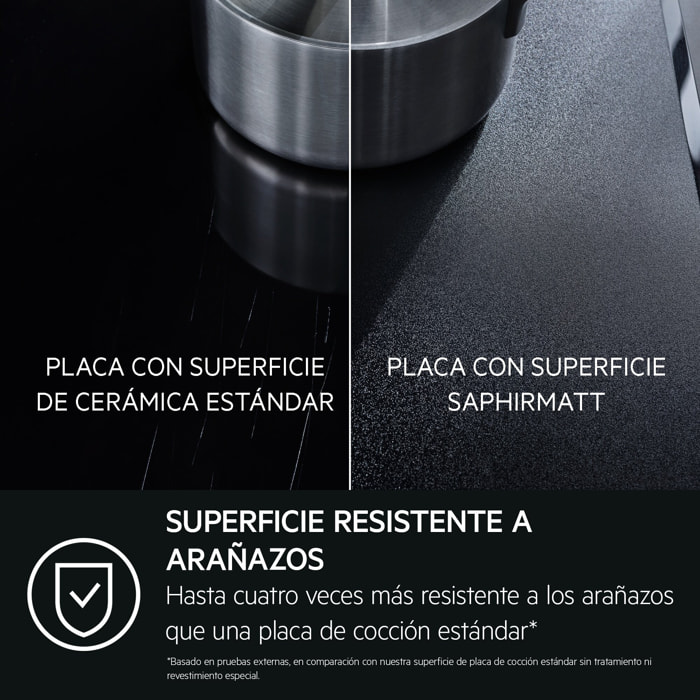 AEG Placa de inducción SaphirMatt® Serie 7000 Sense de 60 cm TI63IQ10IZ