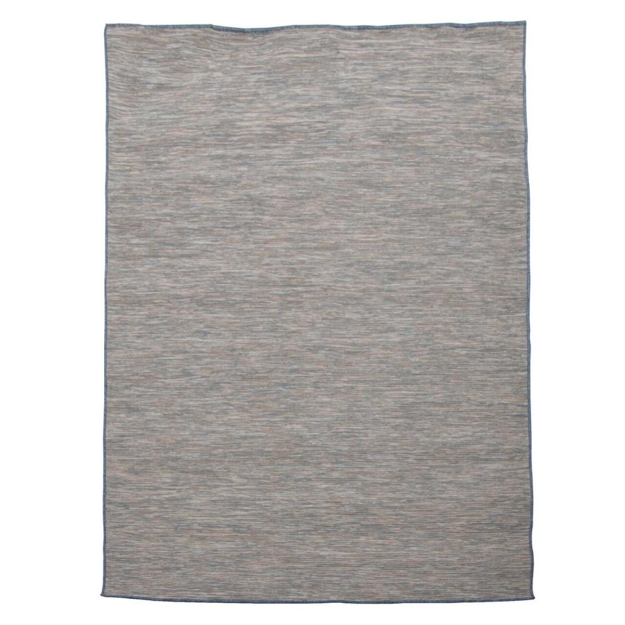 Tapis extérieur 80x150 tissé kilim bleu SUNDANCE