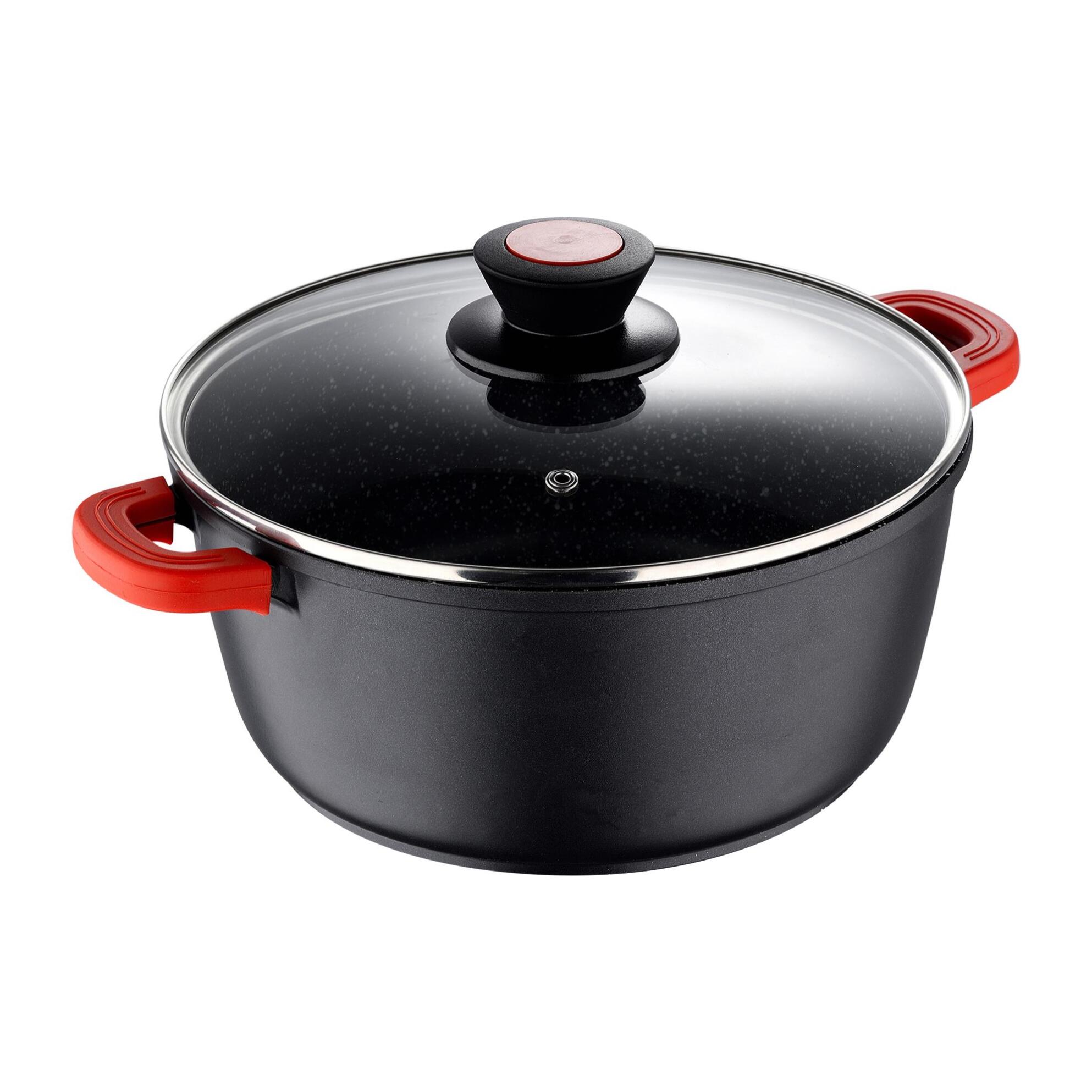 Cacerola Ø20x9cm con tapa en Aluminio fundido CHROMA Bergner