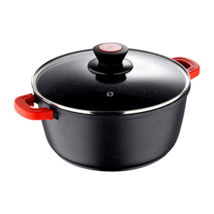 Cacerola Ø20x9cm con tapa en Aluminio fundido CHROMA Bergner