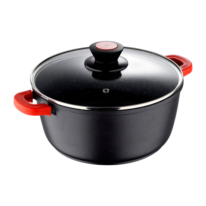 Cacerola Ø20x9cm con tapa en Aluminio fundido CHROMA Bergner