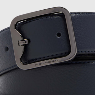 Piquadro Cintura 35 mm in pelle con fibbia ad ardiglione