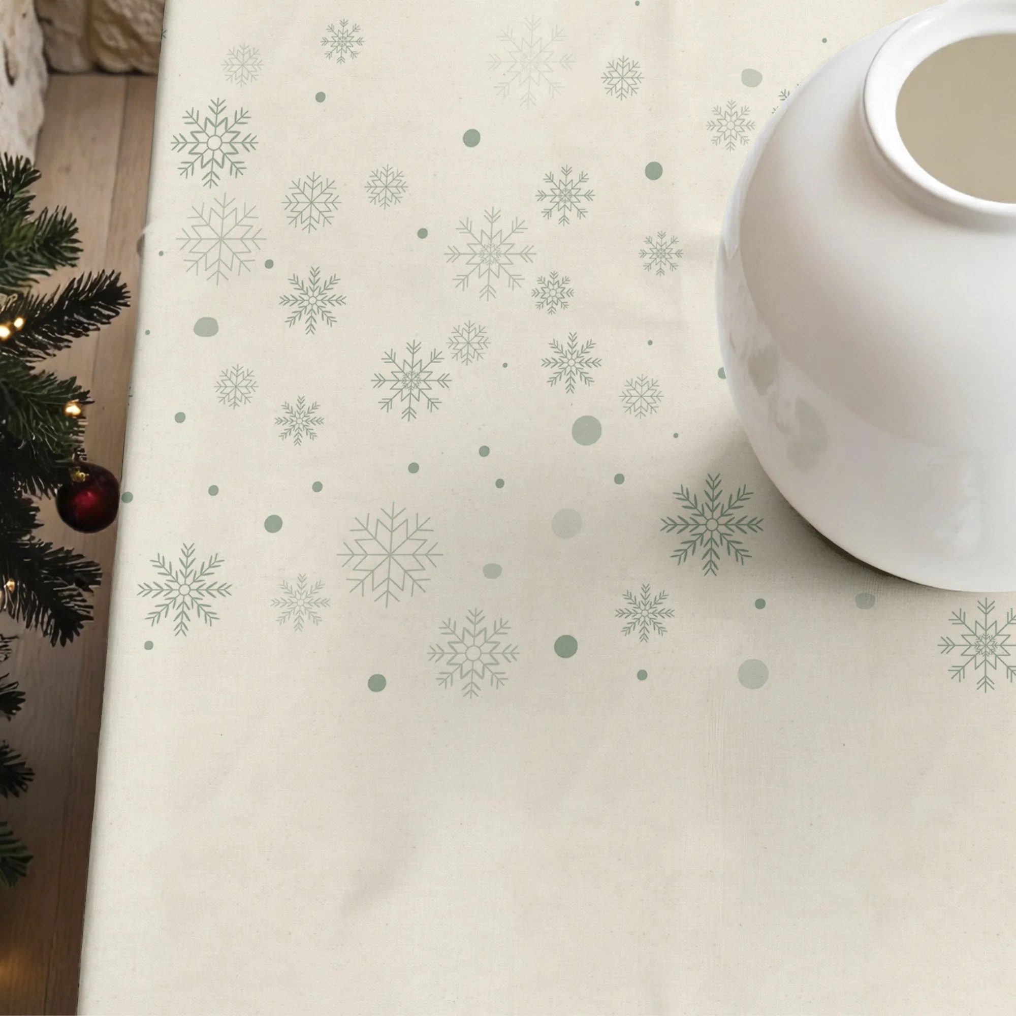 Nappe anti-taches Christmas deer cenefa 1225