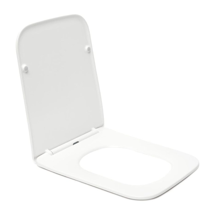 Infinitio Abattant de WC rectangulaire, Avec frein de chute, blanc (SATINFP12)