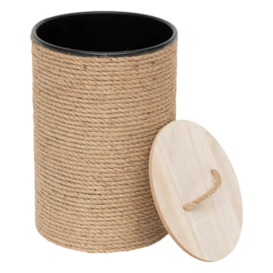 Coffre "Bill" beige D36 x H49,5cm