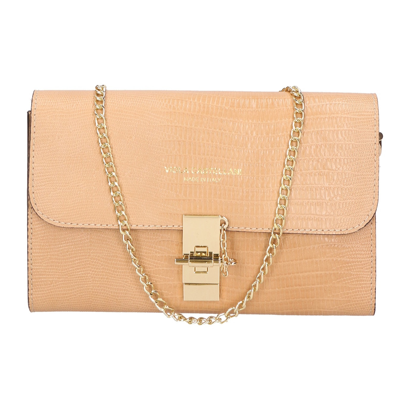 Borsa a mano da donna Made in Italy - Modello Hope - Vera pelle - 23.0 x 13.0 x 5.0 cm