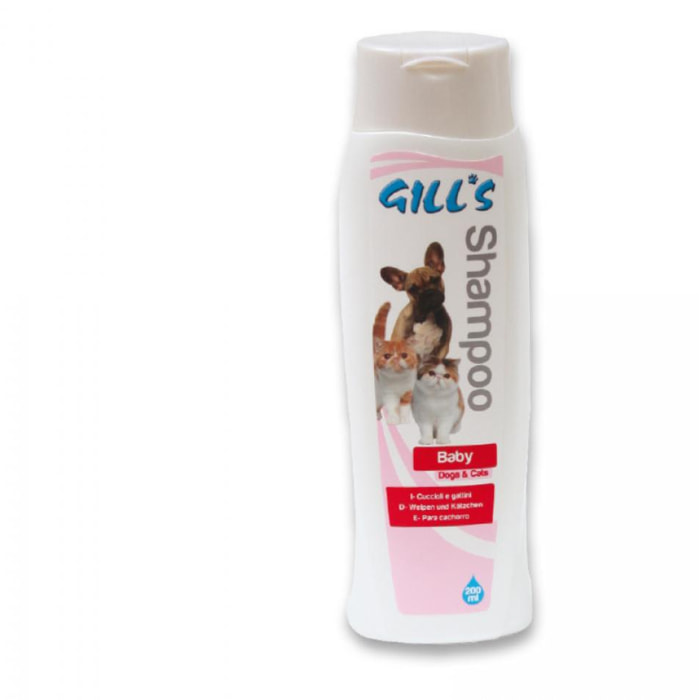 Shampoo per cuccioli cane e gatto - Gill's Baby - Croci