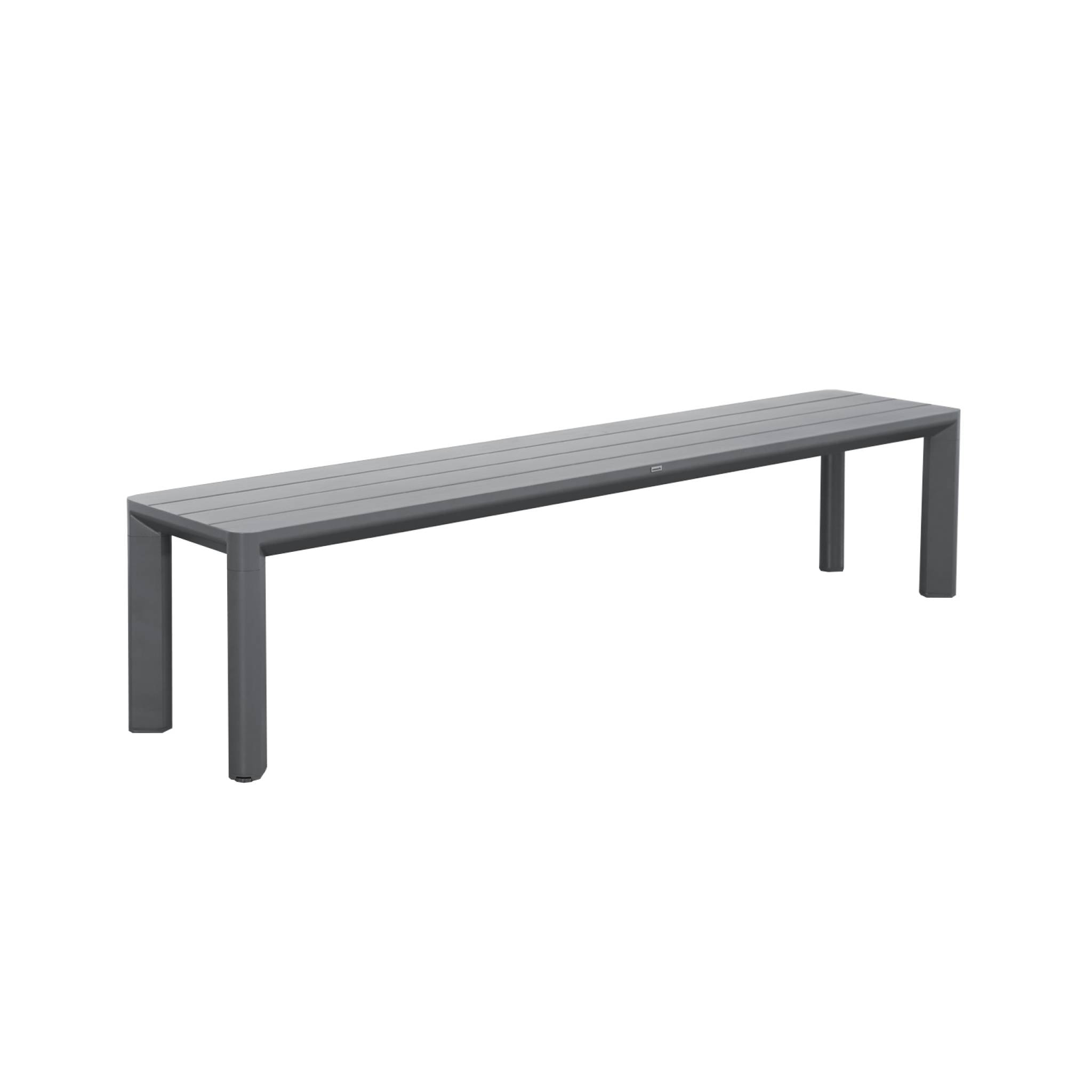 Table de jardin aluminium + 4 assises + 1 banc SAVANNAH + SACRAMENTO + MADISON