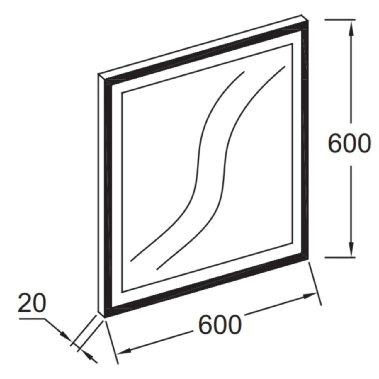 Miroir salle de bain Allure LED