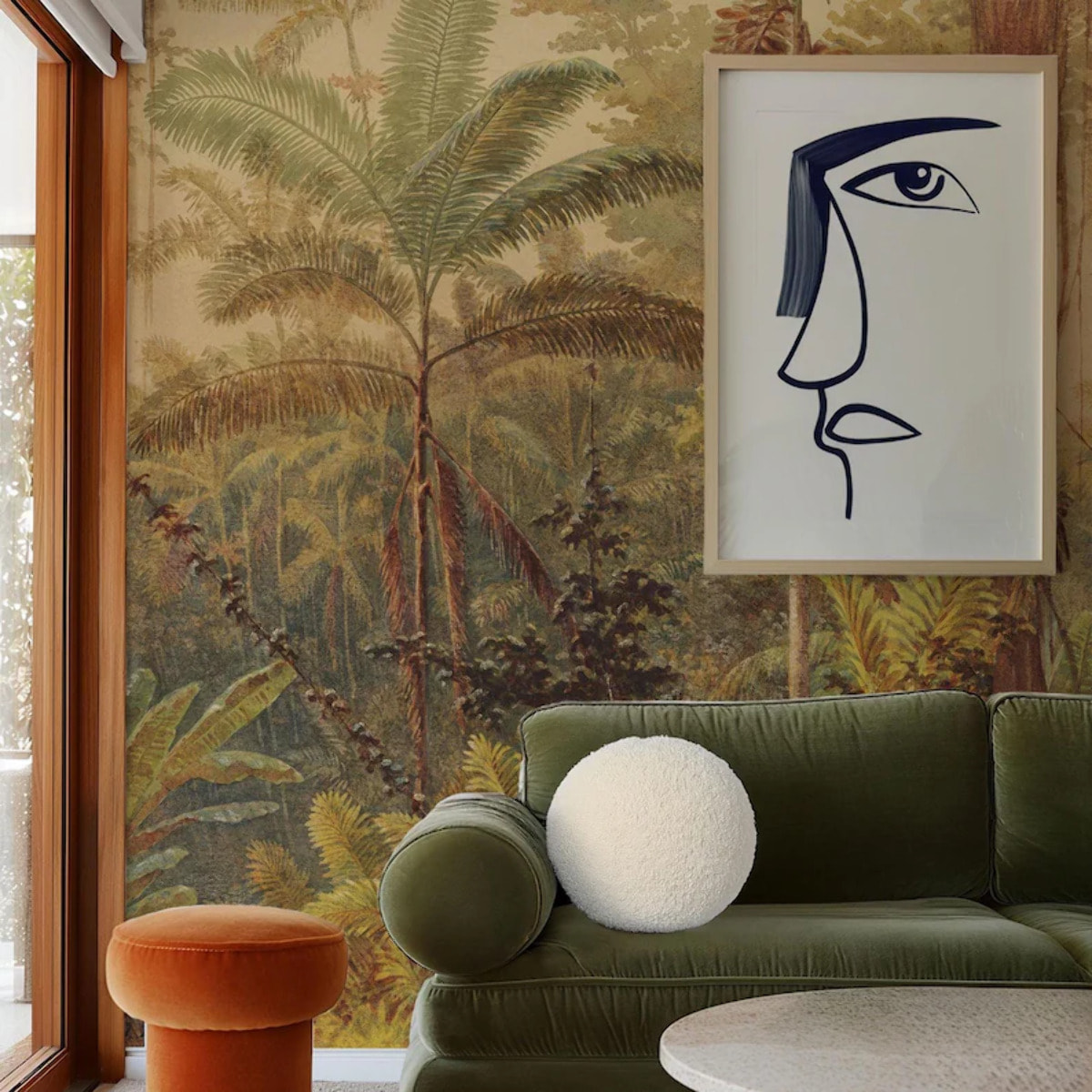 Carta da Parati Giungla Tropicale