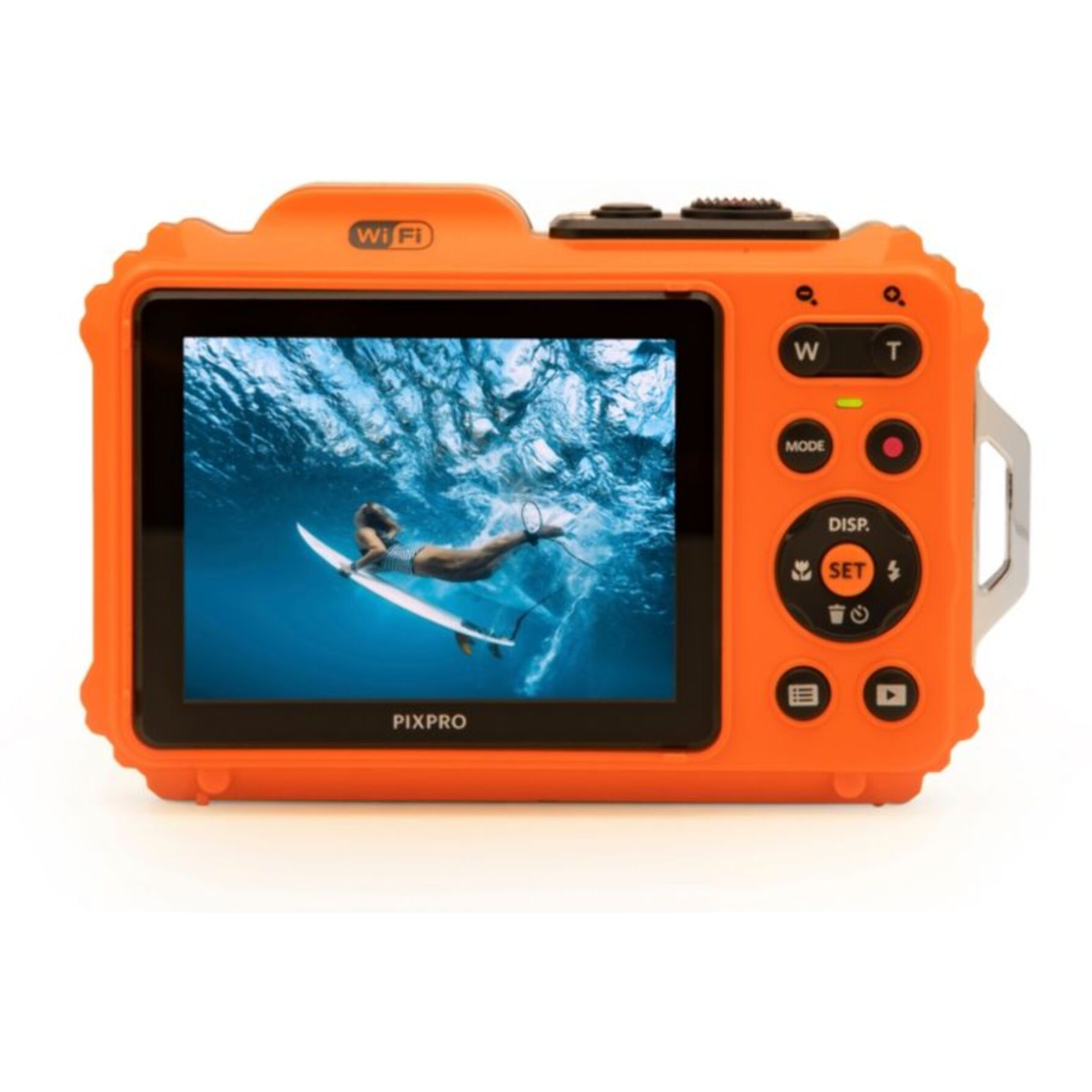 Appareil photo Compact KODAK WPZ2 Orange + 1 Batterie + Carte 16 Go